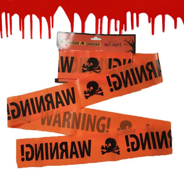 

halloween warning tape signs halloween props window prop party danger warning line 580x8.5cm halloween decoration ale426