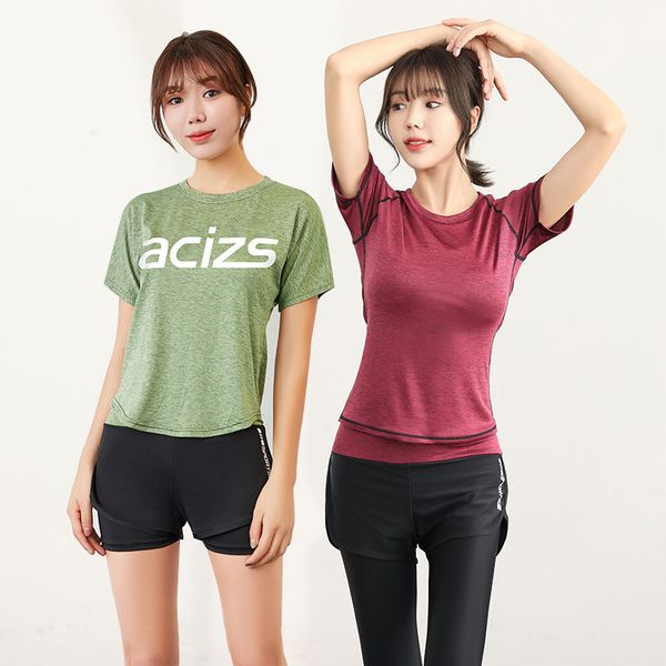 2 piece set women yoga set running fitness t-shirt sports shorts gym clothing high waist yoga shorts leggings workout pants, White;red
2 piece set women yoga set running fitness t-shirt sports shorts gym clothing high waist yoga shorts leggings workout pants, White;red