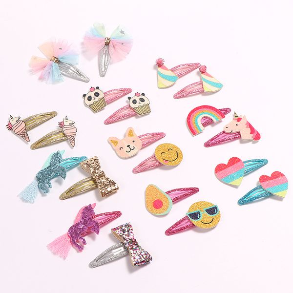 wholesale 20sets fashion cute glitter rainbow unicorn panda snap clips iccream cupcake hat bow barrettes princess headwear boutique hair acc, Slivery;white
wholesale 20sets fashion cute glitter rainbow unicorn panda snap clips iccream cupcake hat bow barrettes princess headwear boutique hair acc, Slivery;white