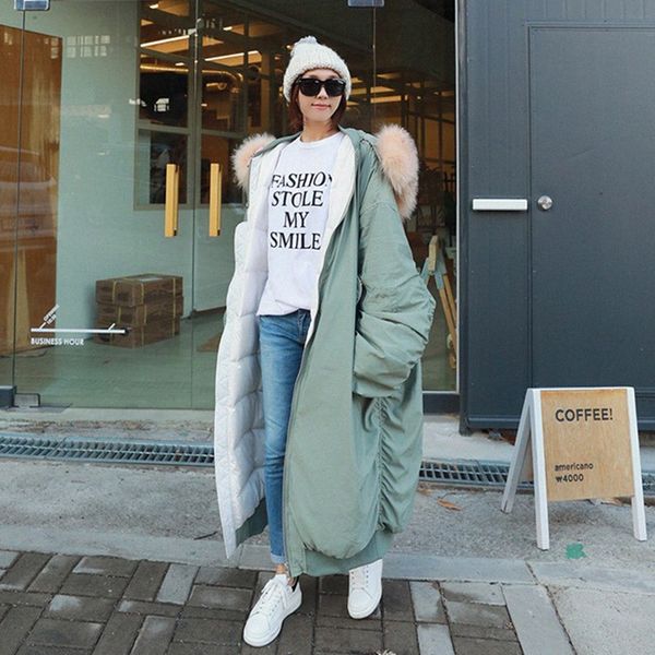 voobuyla 2019 негабаритные женщины x-long вниз parka большой меховой воротник с капюшоном пальто верхняя одежда зимняя куртка негабаритные п, Black
voobuyla 2019 негабаритные женщины x-long вниз parka большой меховой воротник с капюшоном пальто верхняя одежда зимняя куртка негабаритные п, Black