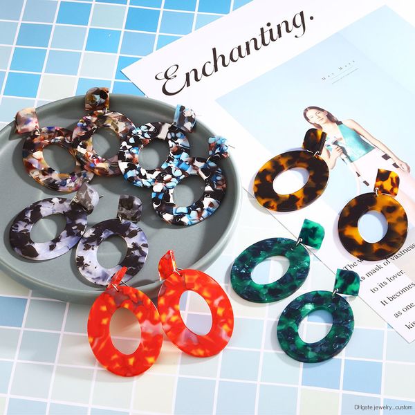 Fashion Circle Acrylic Earrings Ms. Resin Statement Earrings Jewelry Brincos Christmas 2019 New
Fashion Circle Acrylic Earrings Ms. Resin Statement Earrings Jewelry Brincos Christmas 2019 New