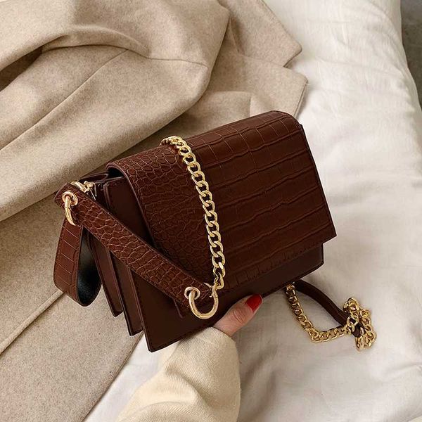 women handbag female shoulder bags ladies crossbody bags fashion simple solid color stone pattern button