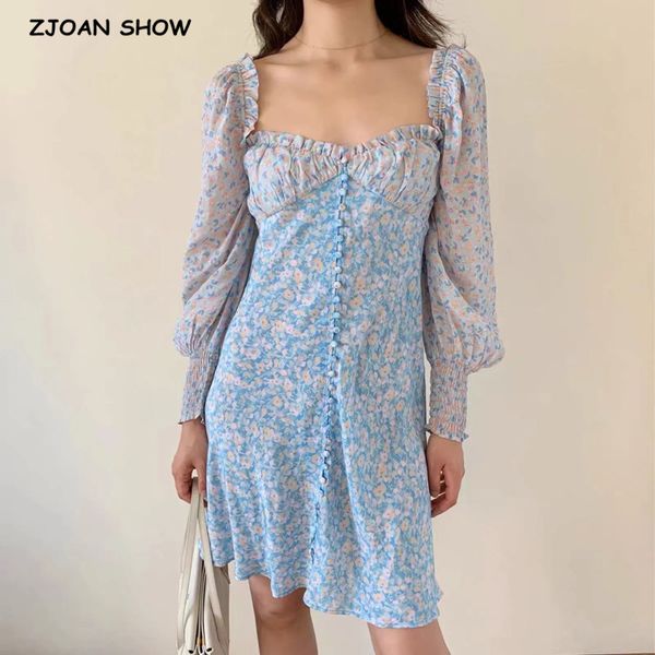 2020 retro ruffles square collar floral long sleeve split dress french women puff sleeve buttons mini short dresses holiday, Black;gray
2020 retro ruffles square collar floral long sleeve split dress french women puff sleeve buttons mini short dresses holiday, Black;gray