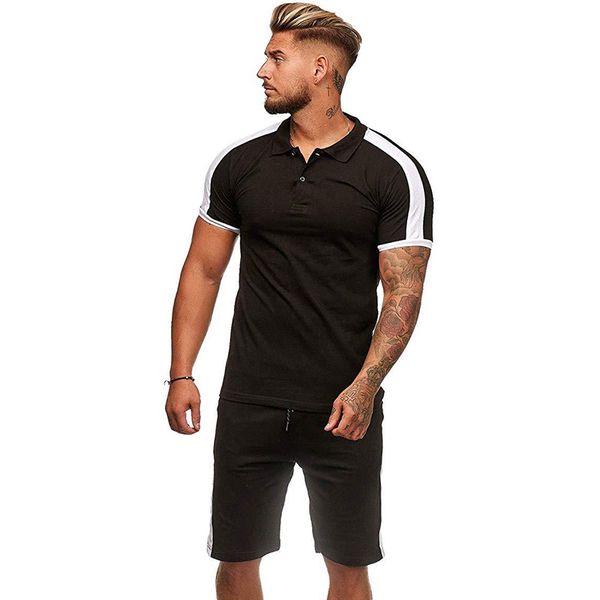 men with pants sports suit breathable sweat absorbing short sleeves clothing set fs99, Gray
men with pants sports suit breathable sweat absorbing short sleeves clothing set fs99, Gray