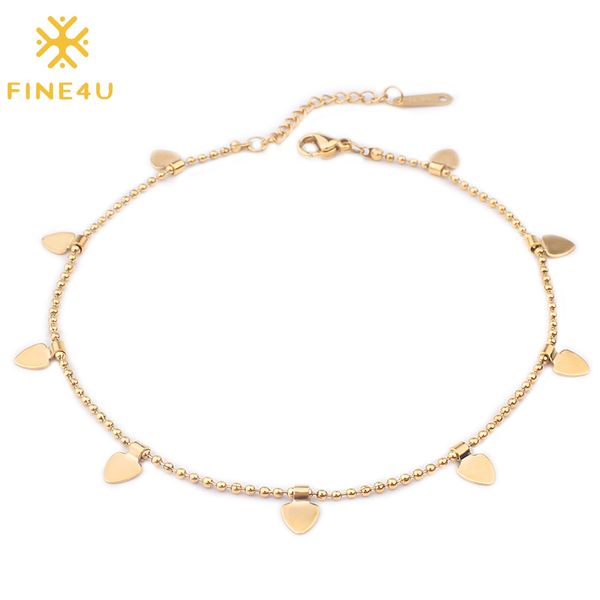 fine4u b226 minimalist heart charms bracelet stainless steel beaded bracelets women delicate jewelry, Golden;silver
fine4u b226 minimalist heart charms bracelet stainless steel beaded bracelets women delicate jewelry, Golden;silver