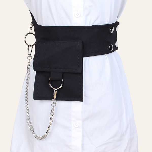 hatcyggo new women fanny pack waist bag canvas small black waist belt bags female trendy hip pack with chain phone bag wholesale
hatcyggo new women fanny pack waist bag canvas small black waist belt bags female trendy hip pack with chain phone bag wholesale
