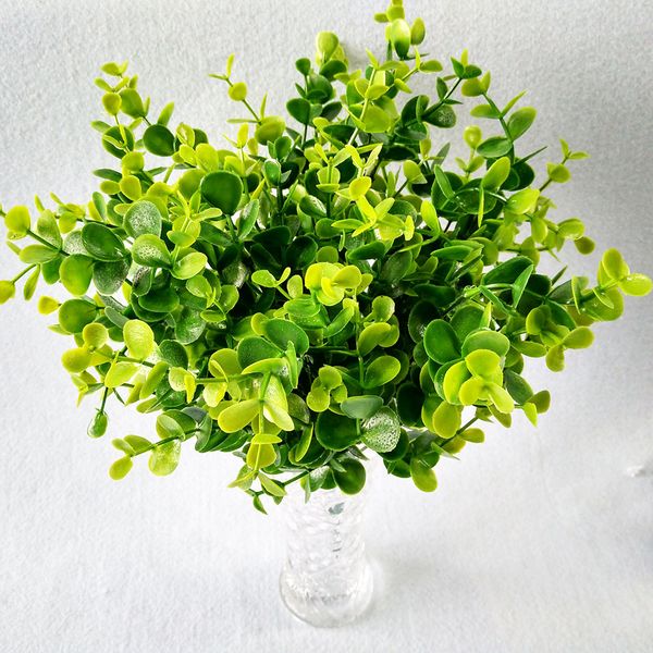 10pcs/lot 7 branches eucalyptus grass green artificial plastic large leaves plant for home wedding decor
10pcs/lot 7 branches eucalyptus grass green artificial plastic large leaves plant for home wedding decor