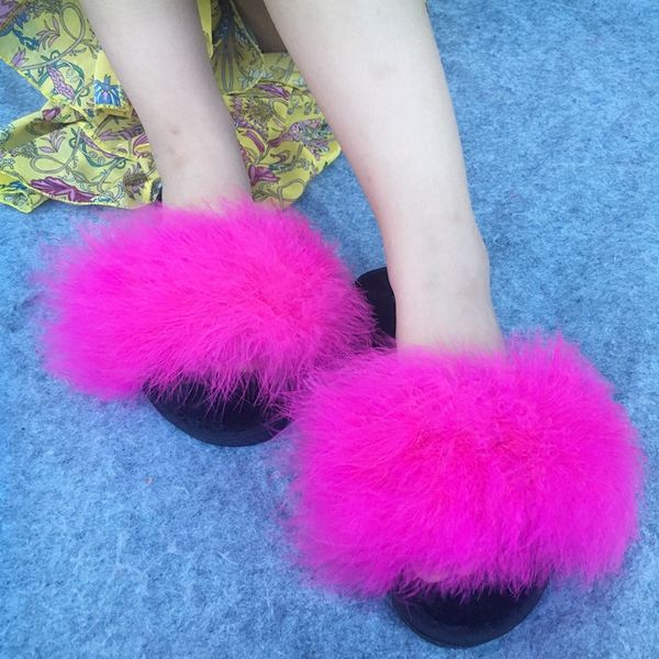 fur flip flops women sweet platform wedges warm sole ostrich feathers slippers summer platform thongs beach slippers, Black
fur flip flops women sweet platform wedges warm sole ostrich feathers slippers summer platform thongs beach slippers, Black