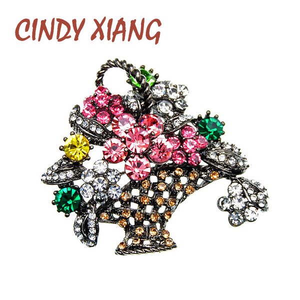 cindy xiang new arrival rhinestone vintage basket brooches for women flower brooch pin elegant fashion jewelry 3 colors choose, Gray
cindy xiang new arrival rhinestone vintage basket brooches for women flower brooch pin elegant fashion jewelry 3 colors choose, Gray