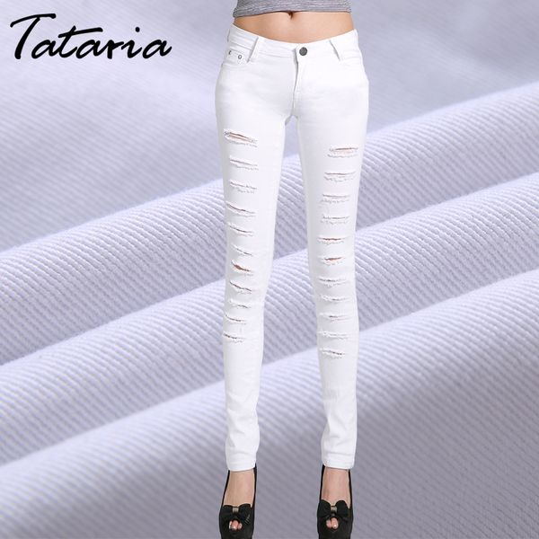 tataria ripped hole jeans women skinny pencil pants women individual slim elastic jeans 2019 spring summer women's trousers, Blue
tataria ripped hole jeans women skinny pencil pants women individual slim elastic jeans 2019 spring summer women's trousers, Blue
