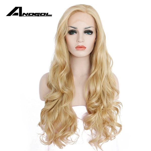 anogol боковой часть высокого temerpature волокно blonde natural long body wave синтетический парик фронт шнурок для женщин, Black
anogol боковой часть высокого temerpature волокно blonde natural long body wave синтетический парик фронт шнурок для женщин, Black