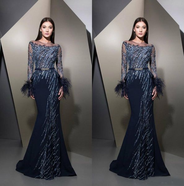 modest blue-gray long sleeve evening dresses sparkly sequined with tessals ziad naked mermaid prom party dresses vestido, Black;red
modest blue-gray long sleeve evening dresses sparkly sequined with tessals ziad naked mermaid prom party dresses vestido, Black;red