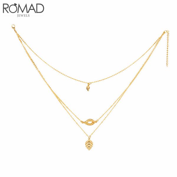 gs multilayer stainless steel women necklaces pendants leaf necklace wedding gold chain necklace party collares largos femme r4, Golden;silver
gs multilayer stainless steel women necklaces pendants leaf necklace wedding gold chain necklace party collares largos femme r4, Golden;silver