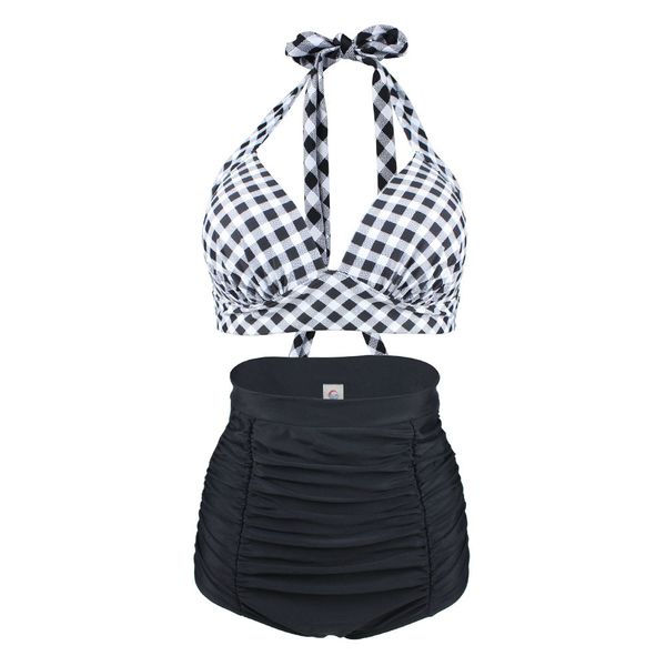 two-piece split high waist bikini straps europe and america swimsuit swimwear ladies s l xl 2xl 3xl, White;black
two-piece split high waist bikini straps europe and america swimsuit swimwear ladies s l xl 2xl 3xl, White;black