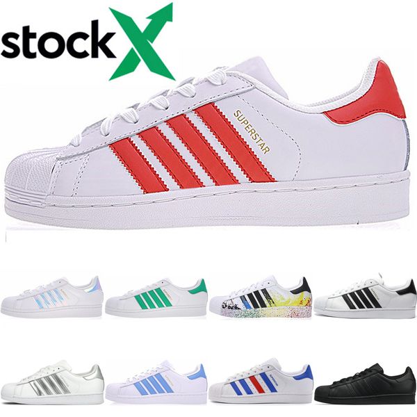 stock x men women superstars casual shoes triple balck white red blue green super star flat shoes size 36-45, Black
stock x men women superstars casual shoes triple balck white red blue green super star flat shoes size 36-45, Black