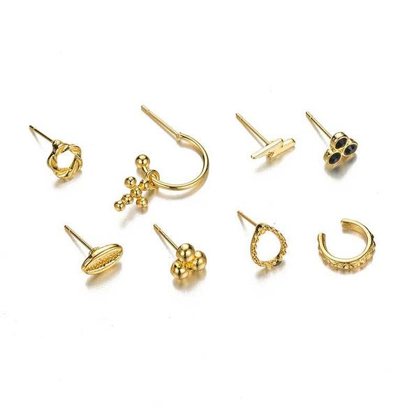 gold color mix alloy small shell earrings women trendy bohemia cross piercing ear studs cuff circle earring set, Golden;silver
gold color mix alloy small shell earrings women trendy bohemia cross piercing ear studs cuff circle earring set, Golden;silver