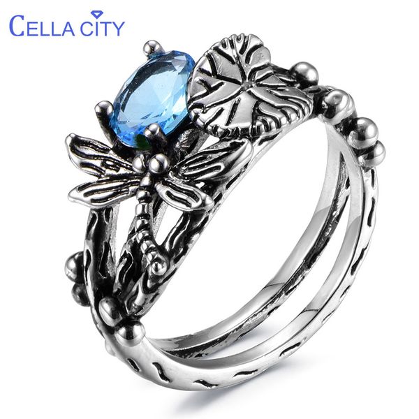 cellacity vintage thai silver 925 jewelry gemstones ring for women dragonfly lotus sapphire emerald amethyst bury sapphire gift, Golden;silver
cellacity vintage thai silver 925 jewelry gemstones ring for women dragonfly lotus sapphire emerald amethyst bury sapphire gift, Golden;silver