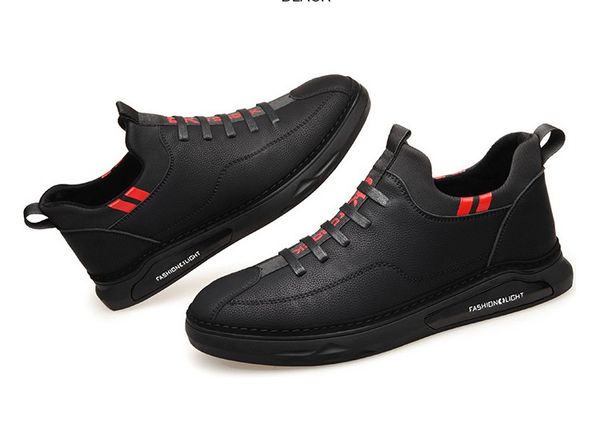 new men casual shoes outdoor comfortable pu leather driving loafer fashion male flat sneakers shoes 38-44, Black
new men casual shoes outdoor comfortable pu leather driving loafer fashion male flat sneakers shoes 38-44, Black