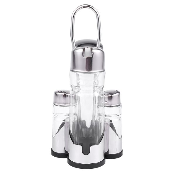 new 5x salt pepper oil sauce vinegar dispenser cruet condiment set glass container other kitchen tools
new 5x salt pepper oil sauce vinegar dispenser cruet condiment set glass container other kitchen tools
