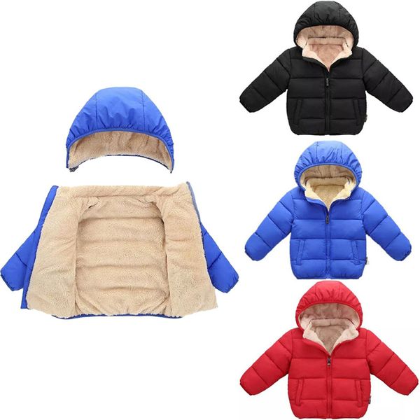 Children baby Boy uniesx winter Down soft coat clothes Solid Warm Coats Cloak Jacket Thick Warm Outerwear Clothes With pockets
Children baby Boy uniesx winter Down soft coat clothes Solid Warm Coats Cloak Jacket Thick Warm Outerwear Clothes With pockets