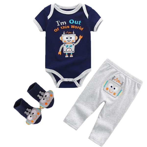 2019 fashion style 3pcs/lot bodysuit solid cotton o-neck short sleeve clothing set baby girls boys clothes bebe, White
2019 fashion style 3pcs/lot bodysuit solid cotton o-neck short sleeve clothing set baby girls boys clothes bebe, White