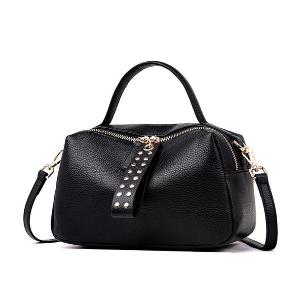 2019 new ladies bag women shoulder bag fashion messenger studded tote casual tote solid
2019 new ladies bag women shoulder bag fashion messenger studded tote casual tote solid