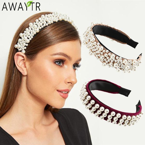 awaytr new fashion baroque pearls hairbands for women pearl corduroy headband hair accessories solid color hair hoop headwear
awaytr new fashion baroque pearls hairbands for women pearl corduroy headband hair accessories solid color hair hoop headwear