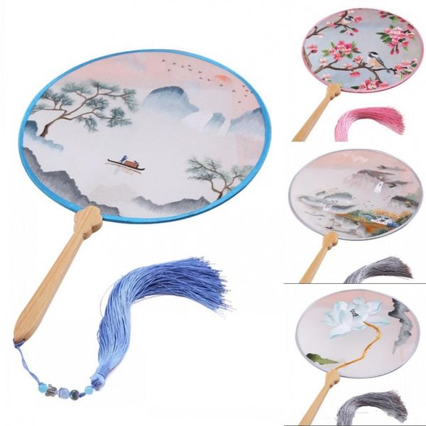 китайский стиль дворца вышивки круглые вентиляторы роскошные ручной вентилятор для свадебного банкета событие поставки шелковые украшения ве, White
китайский стиль дворца вышивки круглые вентиляторы роскошные ручной вентилятор для свадебного банкета событие поставки шелковые украшения ве, White