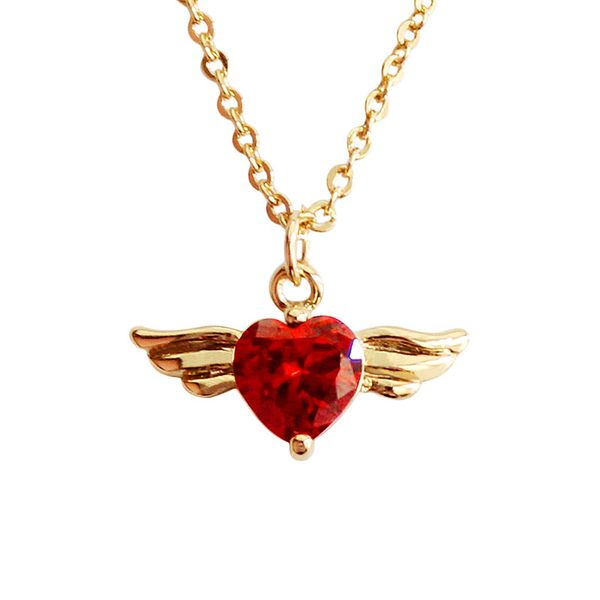 2019 women fashion jewelry exquisite romantic red heart zircon golden colour water-wave chains necklace 3272, Silver
2019 women fashion jewelry exquisite romantic red heart zircon golden colour water-wave chains necklace 3272, Silver