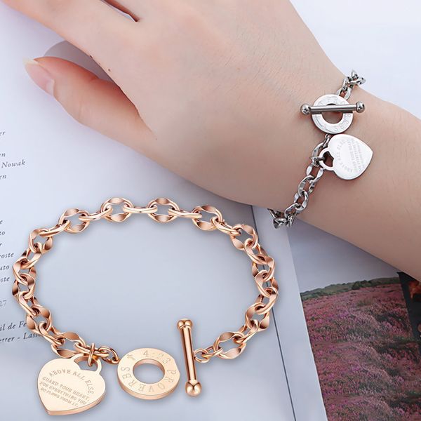fashion sliver link chain bracelets trendy titanium steel female bangle women o-chain bible proverbs jewelry christmas gift, Golden;silver
fashion sliver link chain bracelets trendy titanium steel female bangle women o-chain bible proverbs jewelry christmas gift, Golden;silver