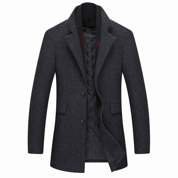 new fashion winter wool coat slim fit jackets mens pure color casual warm outerwear jacket and coat men pea, Black
new fashion winter wool coat slim fit jackets mens pure color casual warm outerwear jacket and coat men pea, Black