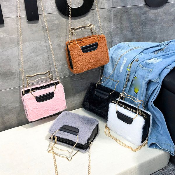 25#fashion sling bag female bag cat hairy shoulder student messenger fashion wild lady torebka damska
25#fashion sling bag female bag cat hairy shoulder student messenger fashion wild lady torebka damska