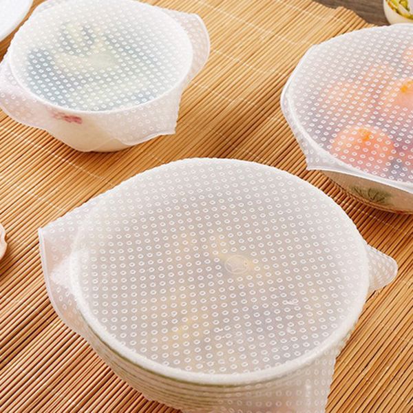 3pcs/set multifunction reusable silicone lid bowl covers preservative film keeping fresh stretch wrap seal
3pcs/set multifunction reusable silicone lid bowl covers preservative film keeping fresh stretch wrap seal