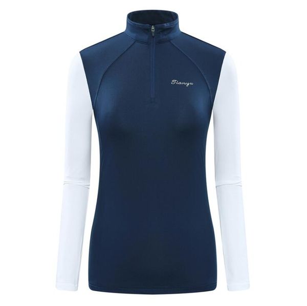 spring and autumn golf sportswear women's long sleeve t-shirt elastic quick-drying breathable zipper collar golf shirt
spring and autumn golf sportswear women's long sleeve t-shirt elastic quick-drying breathable zipper collar golf shirt
