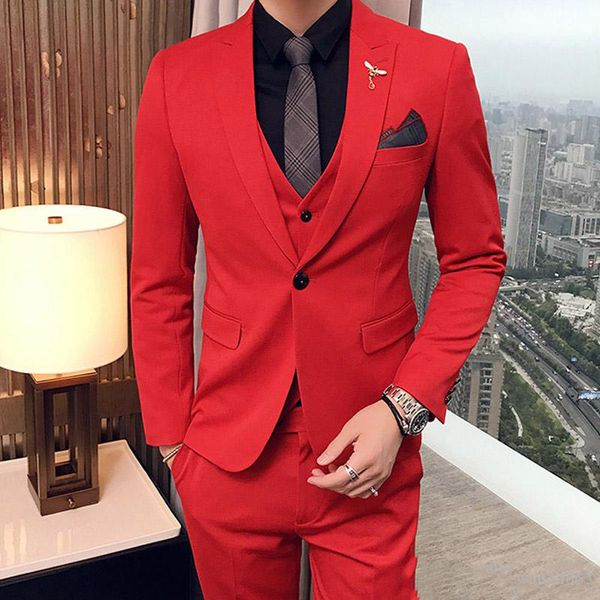men suits for wedding red business man prom blazers groom tuxedos trajes de hombre 3piece coat pants vest terno masculino costume homme, Black;gray
men suits for wedding red business man prom blazers groom tuxedos trajes de hombre 3piece coat pants vest terno masculino costume homme, Black;gray