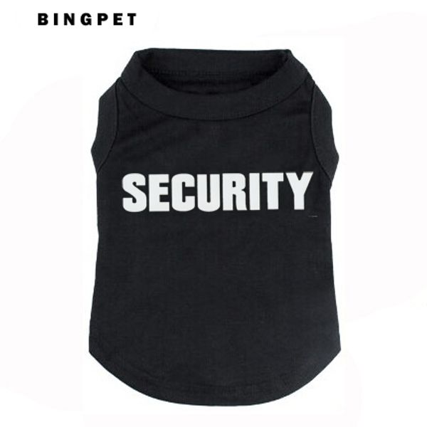 cute security printed soft cotton pet summer clothes dog t shirt tank for small large dogs
cute security printed soft cotton pet summer clothes dog t shirt tank for small large dogs