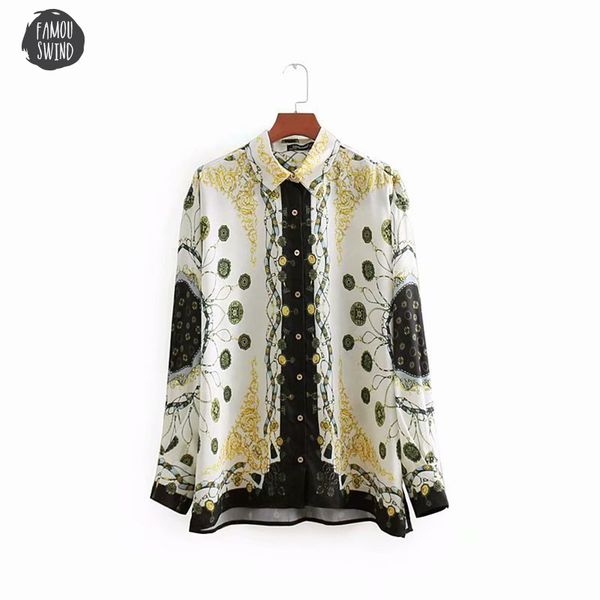 women new blusas blouse vintage printing loose shirt stand collar women autumn feminina casual long sleeve brand chic ls2604, White
women new blusas blouse vintage printing loose shirt stand collar women autumn feminina casual long sleeve brand chic ls2604, White