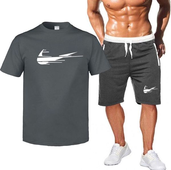 100% cotton set men clothing 2020 summer new 2pc tracksuit short sweatshirt + shorts sets beach mens casual shirts sportswears, Gray
100% cotton set men clothing 2020 summer new 2pc tracksuit short sweatshirt + shorts sets beach mens casual shirts sportswears, Gray