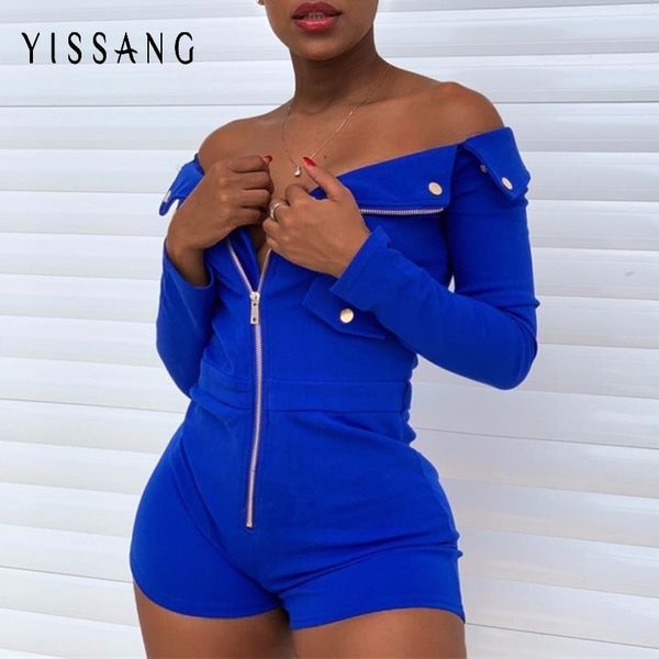 solid casual off shoulder long sleeve jumpsuits 2019 zipper women summer fashion elegant rompers womens jumpsuit female, Black;white
solid casual off shoulder long sleeve jumpsuits 2019 zipper women summer fashion elegant rompers womens jumpsuit female, Black;white