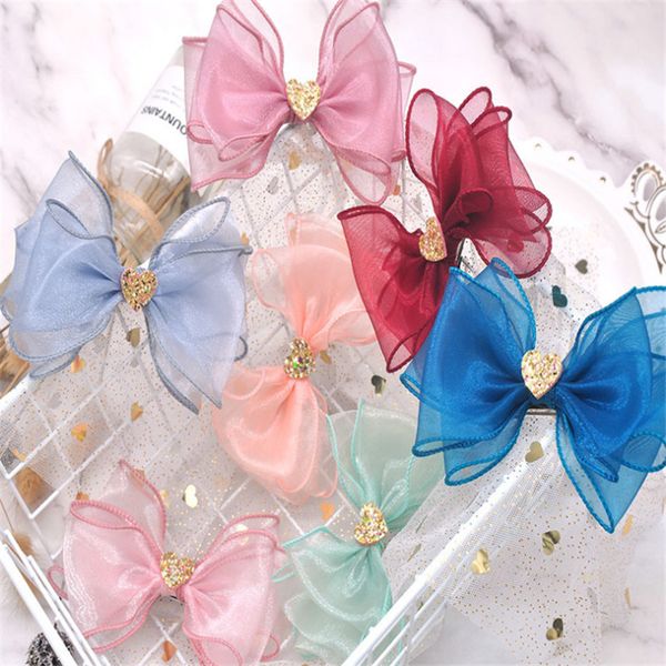 10pcs/lot children hair accessories for girls handmade 7 color multilayer snow yarn bow hairpins headdress heart hair jewelry, Slivery;white
10pcs/lot children hair accessories for girls handmade 7 color multilayer snow yarn bow hairpins headdress heart hair jewelry, Slivery;white