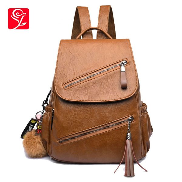 vintage tassel pu leather backpack women school bags for teenager girl double zipper bagpack female travel bag mochilas
vintage tassel pu leather backpack women school bags for teenager girl double zipper bagpack female travel bag mochilas