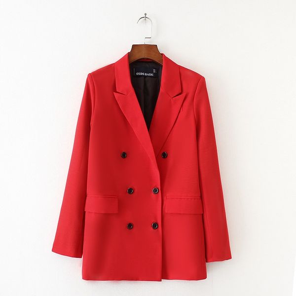 asds 2018 new arrival spring autumn women blazer double-breasted button notched collar ol work office suits red outwear wwt39817, White;black
asds 2018 new arrival spring autumn women blazer double-breasted button notched collar ol work office suits red outwear wwt39817, White;black