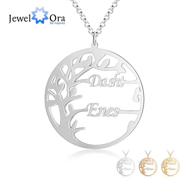 personalized tree of life necklace with 2 names customized name letter pendant necklace women jewelry christmas gift (ne103797, Silver
personalized tree of life necklace with 2 names customized name letter pendant necklace women jewelry christmas gift (ne103797, Silver