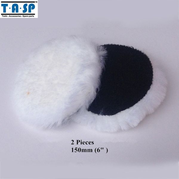 tasp 2 x 150mm 6" inch wool polishing pad buffing bonnet hook & loop for car polisher
tasp 2 x 150mm 6" inch wool polishing pad buffing bonnet hook & loop for car polisher