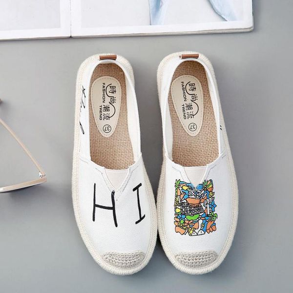 printing canvas flat shoes women lightweight breathable fisherman espadrilles sweet soft lazy loafers fashion casual flats new, Black
printing canvas flat shoes women lightweight breathable fisherman espadrilles sweet soft lazy loafers fashion casual flats new, Black