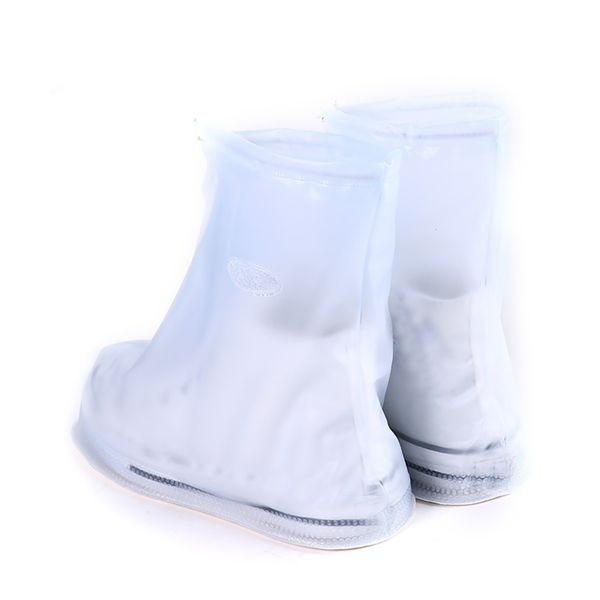 1 pair device waterproof reusable thick rain boots cycling non slip hiking anti dust accessories protection shoe cover, White;pink
1 pair device waterproof reusable thick rain boots cycling non slip hiking anti dust accessories protection shoe cover, White;pink