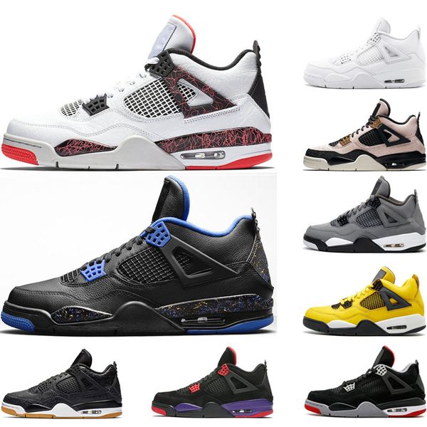 2019 4 4s mens basketball shoes men flight nostalgia black cat black pizzeria cool grey lightning pure money sports designer sneakers
2019 4 4s mens basketball shoes men flight nostalgia black cat black pizzeria cool grey lightning pure money sports designer sneakers