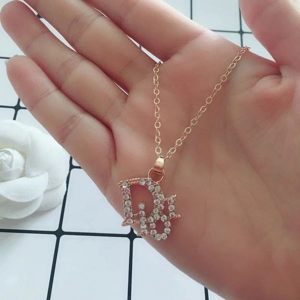 zero profit diamond designer necklace luxury letter pendant necklaces men women crystal necklace chain for birthday gift, Black
zero profit diamond designer necklace luxury letter pendant necklaces men women crystal necklace chain for birthday gift, Black