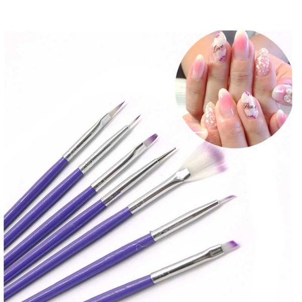 uv gel acrylic nail art brush tool set nail ombre brush for manicure drawing pen point design painting pen, Silver
uv gel acrylic nail art brush tool set nail ombre brush for manicure drawing pen point design painting pen, Silver