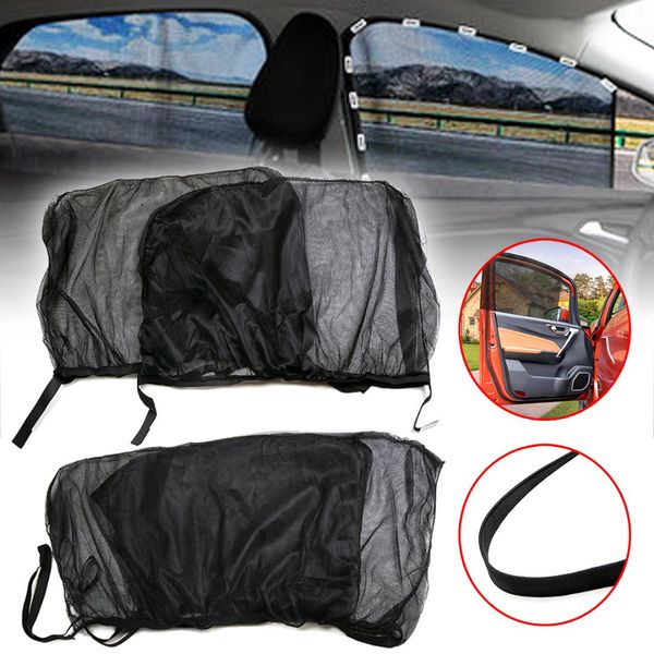 4pcs large size car front rear side window sun shade mesh fabric uv protector black sunshade curtain 110/80*50cm
4pcs large size car front rear side window sun shade mesh fabric uv protector black sunshade curtain 110/80*50cm